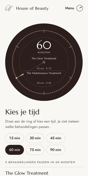 De website van House of Beauty