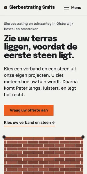 De website van Sierbestrating Smits